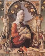 Marco Zoppo The Virgin and Child Surrounded by Eight Angels (mk05) oil painting reproduction